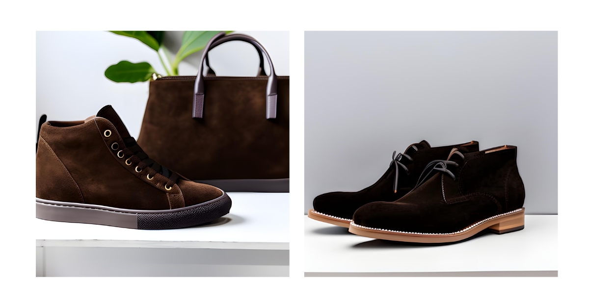 Hnědá Barva na semiš Suede  Nubuck Dye TRG Dark Brown